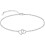 Bracelet papillon œil turc en argent sterling ajustable 1