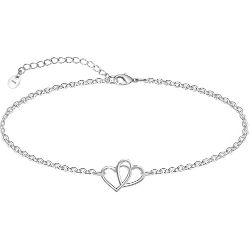 Bracelet papillon œil turc en argent sterling ajustable