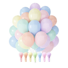 Kit d'arche de ballons arc-en-ciel pastel – 50 ballons assortis pour baby shower, mariage, anniversaire, révélation du sexe et plus encore