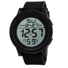 LED digitale quartzhorloge voor dames en heren, compatibel met EFV-110D en GMDB800; sportfunctie, stappenteller, kalender en duikstijl.