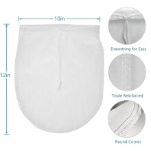 Sachets réutilisables pour lait de noix 25 x 30 cm (lot de 3)