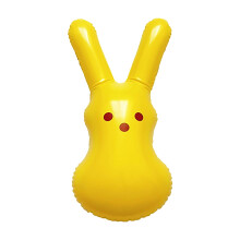 Inflatable Easter Bunny Cartoon Decoration, 13.7", Cute Bunny Toy for Home, Table, Party – Compatible with Easter Themes