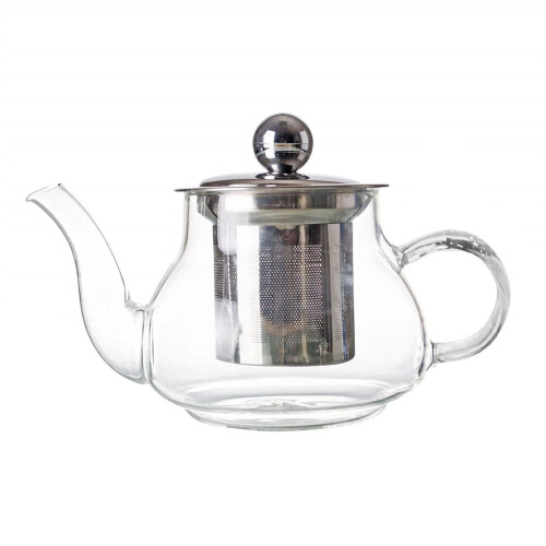 Bule de vidro borossilicato com infusor removível, 400ml
