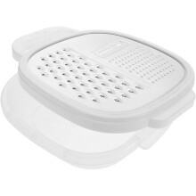 Stainless Steel Cheese Grater with Container & Lid – for Citrus, Vegetables, Potatoes, Cucumbers – Kitchen Food Shredder