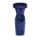 Abito lungo a spalle scoperte blu navy taglia S 5