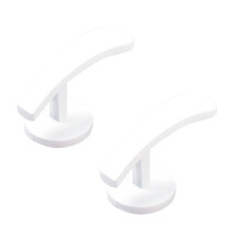 Crochets muraux métalliques pour embrasses de rideaux (1 paire)