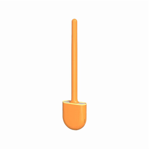 Wall-Mounted Toilet Brush with Long Handle