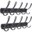 Metal Wall Coat Hook Rack – 5 Hooks, Pack of 2 1