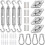Kit de fixation robuste pour voile d'ombrage - Acier inoxydable 304 1