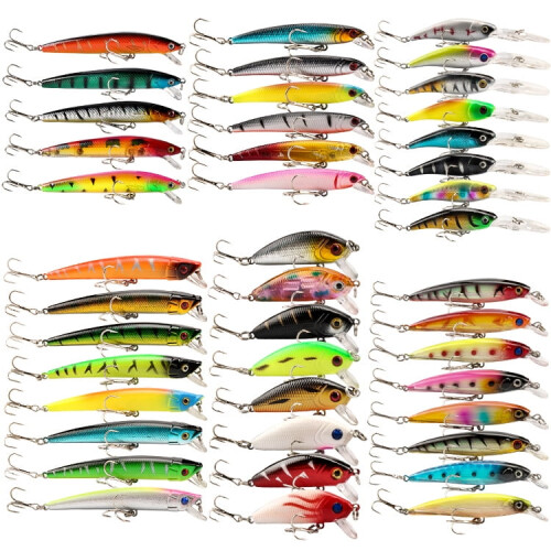Ensemble de 10 leurres à crevettes à queue de pagaie 1