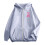 Felpa con cappuccio da donna in pile con zip, coulisse e tasca 4