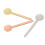 3pcs Metal Cosmetic Spatulas, Round Head, Lightweight Makeup Tool 6