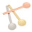 3pcs Metal Cosmetic Spatulas, Round Head, Lightweight Makeup Tool 8