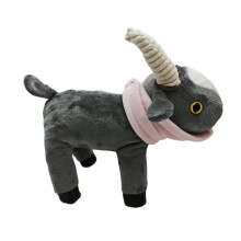 Cabra de Pelúcia - Animal de Pelúcia Macio Cinza, 22 cm