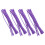 Bigoudis permanents violets pour des cheveux sains 1