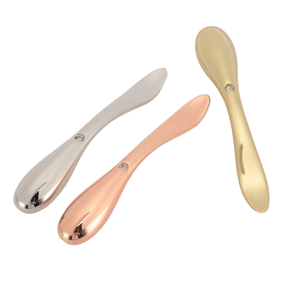 Cream 3Pcs Zinc Alloy Makeup Spatula For Face Eye & Moisturizer