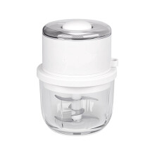 Electric Garlic Chopper, 350ML Glass Bowl Mini Food Processor, Portable Veggie Chopper – Compatible with Ginger, Chili, Fruit, Meat