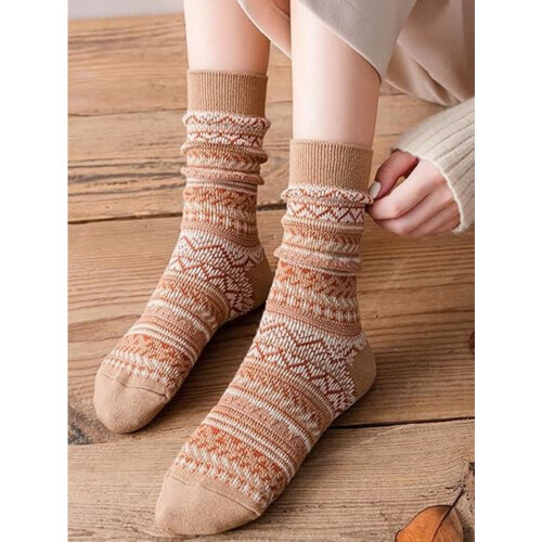 Damen-Baumwollsocken, Komfortpassform, 6 Paar 2