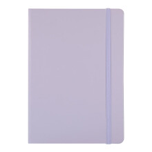Gelinieerd leren notitieboek A5 200 pagina's Paars