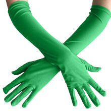Confezione di guanti da festa da donna, materiale elasticizzato per una vestibilità aderente, perfetti per valorizzare abiti da sera o costumi di