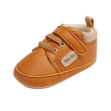 Babyschoenen, leren sandalen, prewalkerschoenen, peutersportsandalen, babyschoenen, meisjesschoenen, bruin, 6-9 maanden