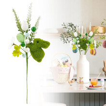 Décorations florales pour Pâques : pics à œufs artificiels, accessoires pour compositions florales, pics à œufs décoratifs pour les fêtes de