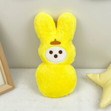 Porte-clés lapin de Pâques en peluche de 21 cm, adorable peluche lapin décorative et cadeau – Idéal pour Pâques et les anniversaires