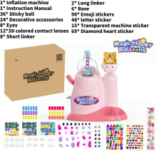 (Tiger)Magic Happy Balloons DIY Sticky Balls Aufblasbare Seifenblasenmaschine Spielzeug Kreativ