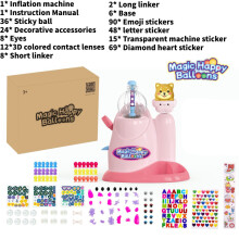 (Dog)Magic Happy Balloons DIY Sticky Balls Aufblasbare Seifenblasenmaschine Spielzeug Kreativ