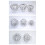Heavy Duty Rustproof Round Grate Drain Cover with Meshing Filter Anti Clogging Drain Caps for Deck Balcony Water Flows 5
