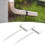 Downspout Bracket Pipe Holder Sturdy Insert Mount Adjustable Width for Efficient Rainwater Drainage and Gutter Systems 6