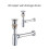 Adjustable Deodorizing Bathroom Sink Trap Deodorant Trap Effective Odor Prevention Space Saving Solution Simple Installs 4