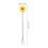5Pcs Fruit Cake Picks Delicate Tableware for Hotel Cafe Assorted Color 2