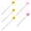 5Pcs Fruit Cake Picks Delicate Tableware for Hotel Cafe Assorted Color 5