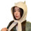 Warme gestrickte Teufelsohrenkappe mit Nackenschutz,-offwhite1 1