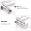 Pull Handle Cabinet Knob Silver 3 Count 2