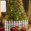 White Plastic Christmas Tree Fence Decorations 10 pcs 3