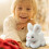 Bunny Plush Toy Soft White Rabbit 22cm 5