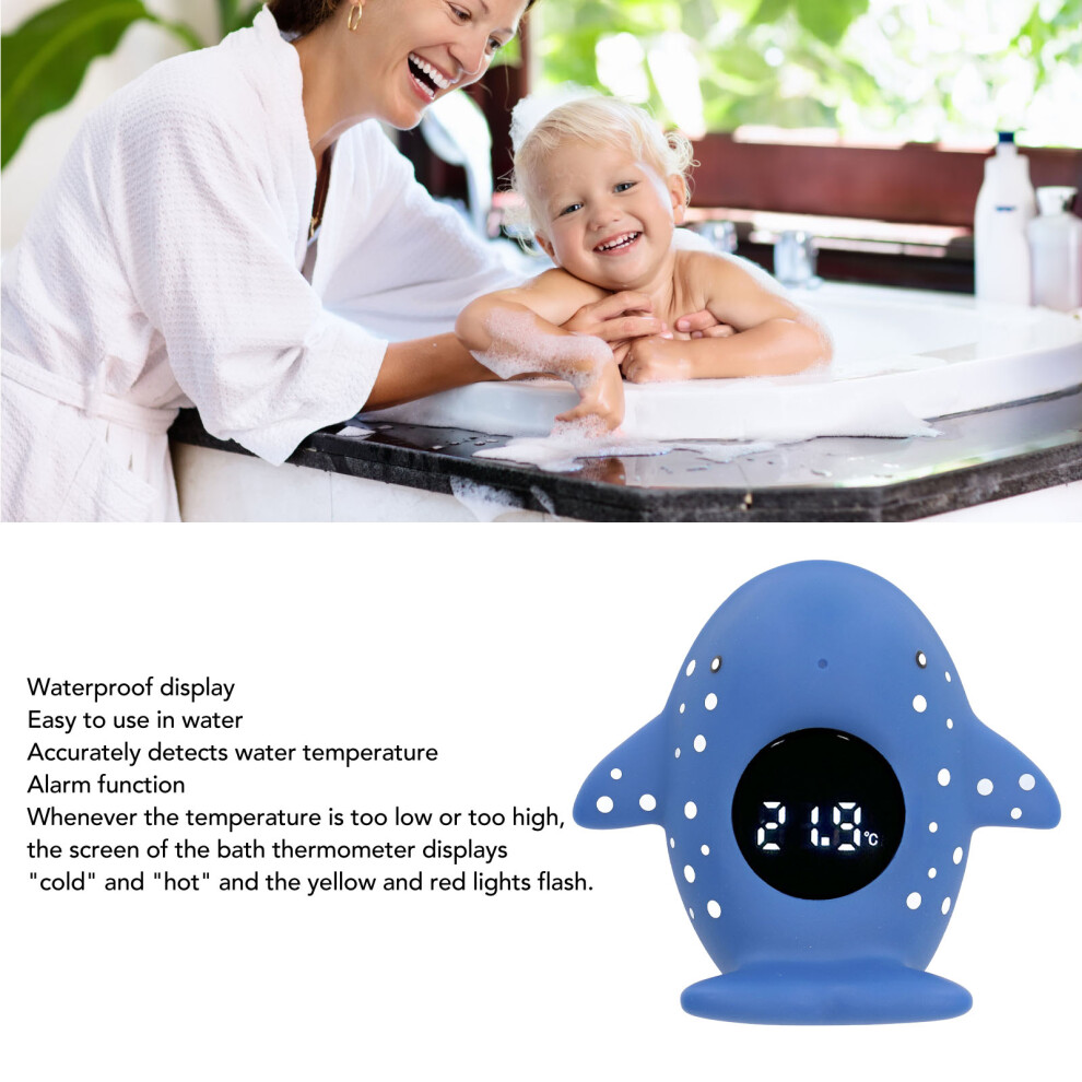 Baby Bath Thermometer Whale Design Ip67 Yellow