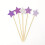 50pcs Multicolour Star Cupcake Toppers 5