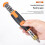 Multi Purpose Ratcheting Screwdriver Set 10 High Torques Bits 210mm Nonslip Shaft Professional Electronics Tool 5