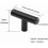 Matte Black Stainless Steel T-Bar Pulls 60mm 10pcs 3