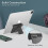 Ρυθμιζόμενη πτυσσόμενη βάση tablet για iPad/iPad Pro/Air/Mini, Galaxy Tab A8/A7Lite/S8/S7, Kindle, τηλέφωνα 4