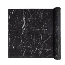 Selbstklebende Wandfolie Marmor Schwarz 40x300