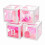 Balloon Boxes Clear Plastic with Cardboard Base (4Pack) 8