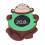 Cartoon Monkey Badethermometer 160mAh 7.5x10x4cm 11