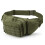 Sac banane en nylon ajustable vert OD pour la course 6