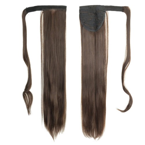 Soowee Straight Black Blonde Wrap Around Ponytail Extensions Little Pony Tail Συνθετικά Μαλλιά Πιπίλα 2