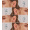CZ stud earrings 18K white gold plated sterling silver 6