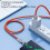 Καλώδιο γρήγορης φόρτισης USB σε USB C Καλώδιο ορθής γωνίας με περιστρεφόμενη κεφαλή 6